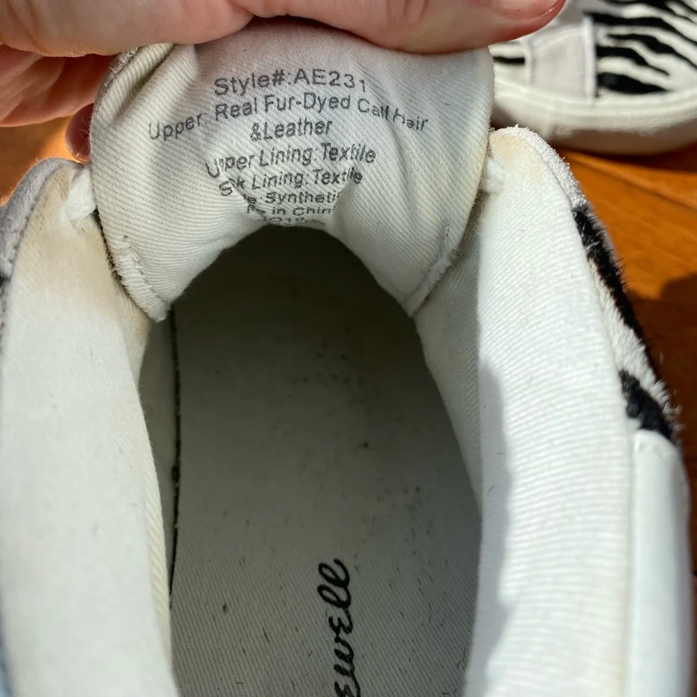 MWL Calf Hair Zebra High-tops - Picture 11 of 14